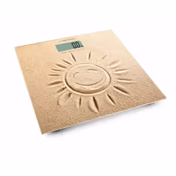 Esperanza EBS006, Pèse-personne électronique, 180 kg, Beige, kg, lb, ST, Carré, Verre trempé