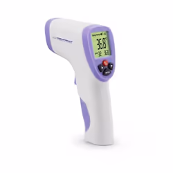 Esperanza ECT002, Thermomètre à distance, Violet, Blanc, Oreille, Front, Orale, Rectal, Sous le bras, Boutons, °C, Températur ...