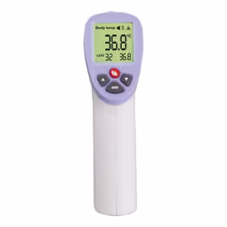 Esperanza ECT002 thermometre digital Thermomètre à distance Violet, Blanc Oreille, Front, Orale, Rectal, Sous le bras Boutons