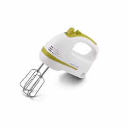 Esperanza EKM011, Batteur à main, Vert clair, Blanc, Mélange, Boutons, Plastique, Acier inoxydable