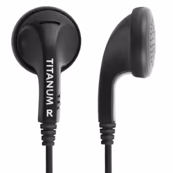 TITANUM TH108K, Avec fil, Musique, Écouteurs, Noir