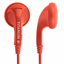 TITANUM TH108R, Avec fil, Écouteurs, Rouge
