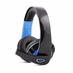 Esperanza EGH300B, Avec fil, Jouer, 220 g, Casque, Noir, Bleu