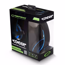 Esperanza EGH300B Casque gaming filaire Noir, Bleu - Vue supplémentaire 4