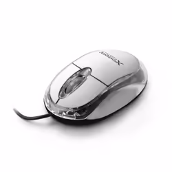 TITANUM XM102W, Ambidextre, Optique, USB Type-A, 1000 DPI, Transparent, Blanc