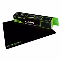 Esperanza EGP101K tapis de souris Tapis de souris de jeu Noir