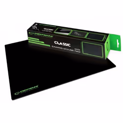 Esperanza EGP102K, Noir, Monochromatique, Caoutchouc, Base antidérapante, Tapis de souris de jeu