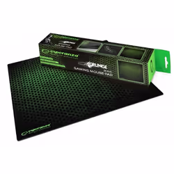 Esperanza EGP103G, Noir, Vert, Motif, Caoutchouc, Base antidérapante, Tapis de souris de jeu