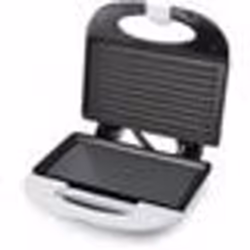 Machine à panini - Panini - TKT004W - 700 W - Blanc - Revêtement antiadhésif