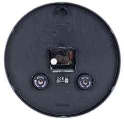 Horloge murale noire Esperanza lyon EHC016K
