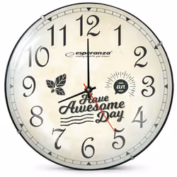 L'horloge murale Esperanza LAUSANNE EHC018L est non seulement pratique pour afficher l'heure, mais aussi un ajout élégant qui ...
