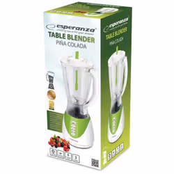 ESPERANZA EKM0023G PINA COLADA - Blender 450W - Blanc/Vert.Blender pour vos boissons et piña colada.