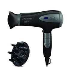 Sèche-cheveux - ESPERANZA - ebh005 K - 2200 W - Ionisation - Diffuseur - Noir