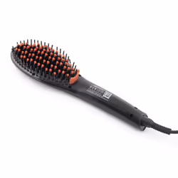Esperanza EBP006, Brosse à lisser, Cheveux normaux, Cheveux épais, Cheveux fins, 80 °C, 230 °C, Noir, 1,8 m