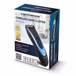 Esperanza EBC004 tondeuse à barbe Batterie 24 2,4 cm Noir, Bleu