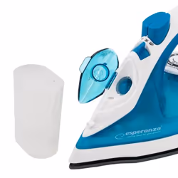 Esperanza EHI002 fer à repasser Fer à vapeur Semelle en céramique 2200 W Bleu, Blanc