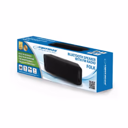 Esperanza FOLK Enceinte portable stéréo Noir 6 W