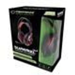 Casque audio - ESPERANZA - EGH420R DEATHSTRIKE - Filaire - Réduction de bruit active - Noir et rouge