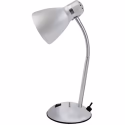 Lampe de bureau Esperanza ALKES argentée (ELD113S) La lampe de bureau Esperanza ALKES est idéale aussi bien pour un bureau à ...