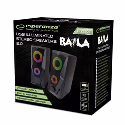 Esperanza BAILA haut-parleur Noir Avec fil 6 W