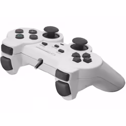 Esperanza EGG107W accessoire de jeux vidéo Noir, Blanc USB 2.0 Manette de jeu Analogique/Numérique PC, Playstation 3