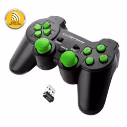 Esperanza EGG108G, Manette de jeu, PC, Playstation 3, Croix directionnelle, Analogique/Numérique, Avec fil, USB 2.0