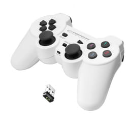 Esperanza EGG108W accessoire de jeux vidéo Noir, Blanc RF Manette de jeu Analogique/Numérique PC, Playstation 3