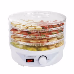Esperanza EKD003 déshydrateur alimentaire Transparent, Blanc 250 W
