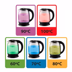 Esperanza EKK027 bouilloire 1,7 L 2200 W Noir, Transparent - Vue supplémentaire 5