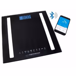 Esperanza EBS016K, Pèse-personne électronique, 180 kg, Noir, 5 kg, kg, Carré