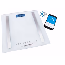 Esperanza EBS016W, Pèse-personne électronique, 180 kg, Blanc, 5 kg, kg, Carré
