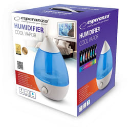 Humidificateur d'air bleu Esperanza COOL VAPOR EHA005