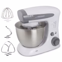 Esperanza EKM024, Robot mixer, Gris, Batteur, Mélange, 1 m, 4 L, Rotatif