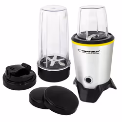 Esperanza EKM028 blender Mélangeur de table 1000 W Noir, Acier inoxydable
