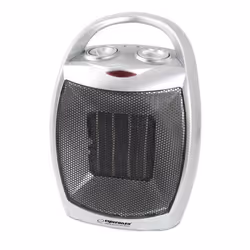 Esperanza EHH006, Vitrocéramique, Intérieure, Sol, Noir, Rotatif, 1500 W