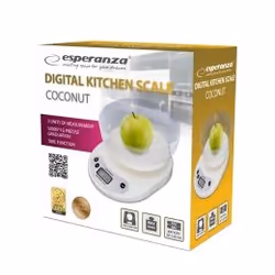 Esperanza EKS007 escabeaux de cuisine Blanc Comptoir Balance de ménage électronique