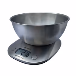 Esperanza LYCHEE, Balance de ménage électronique, 5 kg, 1 g, Métallique, Acier inoxydable, Comptoir