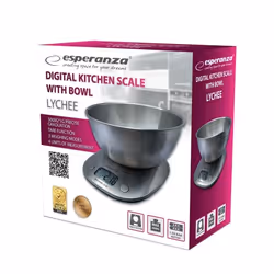 Esperanza LYCHEE Métallique Comptoir Ovale Balance de ménage électronique - Vue supplémentaire 4