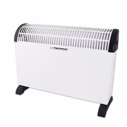 Esperanza EHH008, Chauffage électrique à convecteur, 1,5 m, Intérieure, Sol, Blanc, Boutons, Rotatif