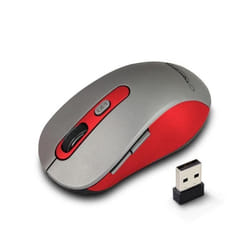 Souris Optique Sans Fil - Esperanza - ADARA - 2.4GHz - Ergonomique - Rouge