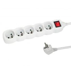 Esperanza ELK215W multiprise 3 m 5 sortie(s) CA Intérieure Blanc