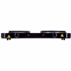 La cuisinière Esperanza YELLOWSTONE EKH014K noire est un appareil fiable qui permet une cuisson efficace sur feu ouvert et su ...