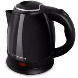 BOUILLOIRE ESPERANZA EKK128K NOIR ACIER INOXYDABLE PLASTIQUE 1350 W 1 L