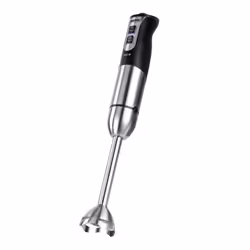 MPM MBL-11 blender 1,75 L Mélangeur par immersion 800 W Noir, Acier inoxydable, Transparent