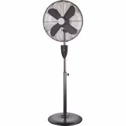 MPM MWP-13M, Ventilateur à lame domestique, Noir, Sol, Acier, 45 cm, 80°