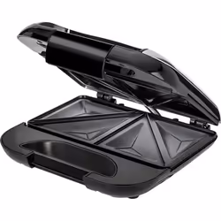 MPM MOP-19M gaufrier et appareil à croque-monsieur 750 W Noir, Acier inoxydable