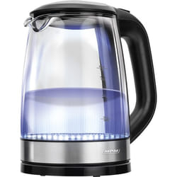 MPM MCZ-78 bouilloire 1,7 L 2200 W Noir, Acier inoxydable