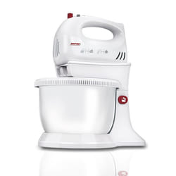 Mélangeur à Pâtisserie avec Bol Rotative 34 L 5 Vitesses + Turbo MPM MMR-16Z 750W Blanc 14896