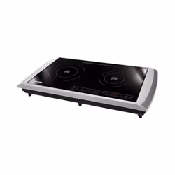 MPM MKE-11, Noir, Argent, Comptoir, 59 cm, Gaz, Verre, 2 zone(s)