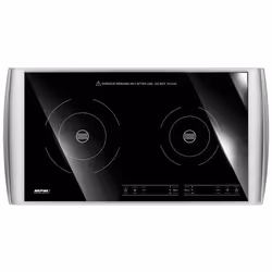 MPM MKE-11 Noir, Argent Comptoir 59 cm Gaz 2 zone(s)